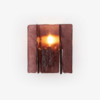 Solanic Lampe Murale Artistique en Verre Élégante