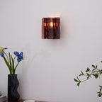 Solanic Lampe Murale Artistique en Verre Élégante