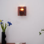Solanic Lampe Murale Artistique en Verre Élégante