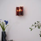 Solanic Lampe Murale Artistique en Verre Élégante