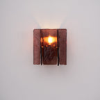 Solanic Lampe Murale Artistique en Verre Élégante