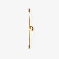 Fidora Applique murale sculpturale en laiton et silicone