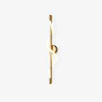 Fidora Applique murale sculpturale en laiton et silicone