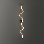 Fidora Applique murale sculpturale en laiton et silicone