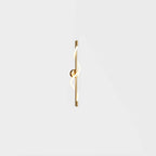 Fidora Applique murale sculpturale en laiton et silicone