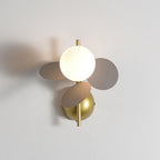 Culoren Applique Murale Ronde en Verre Art Nordique