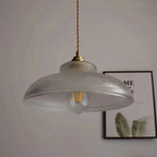 Suspension Vintage en Verre Vert