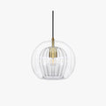Suspension Globe en Verre June – Transparent & Ambre