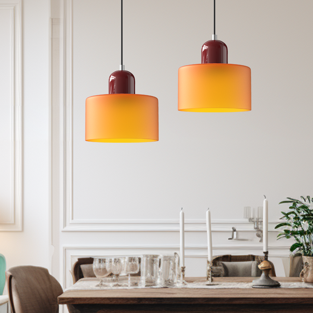 Suspension Moderne en Verre Nordique